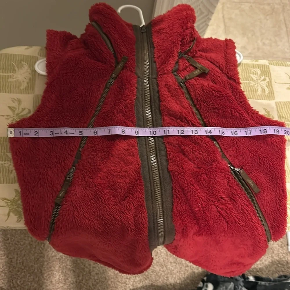 Kuhl Flight Fleece maroon/brown convertible vest M - Picture 11 of 12